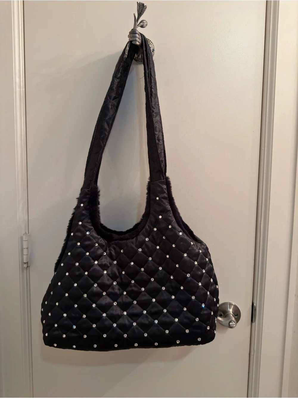 Hello Doggie Glamour Baby Dog Cartier Bag black caviar with Crystals